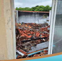 Démolition Débarras maison incendie Instagram